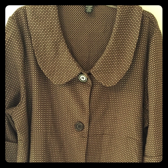 Courtenay Jackets & Blazers - Courtenay 22W vintage look pink/brown polka dot